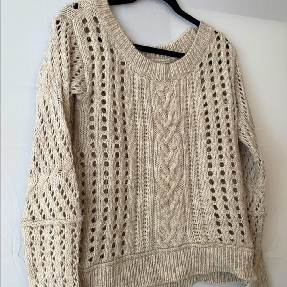 American Eagle Cable Sweater